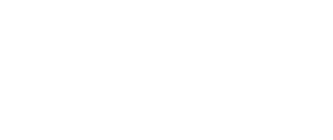 A black and white logo for rsvp limousines.